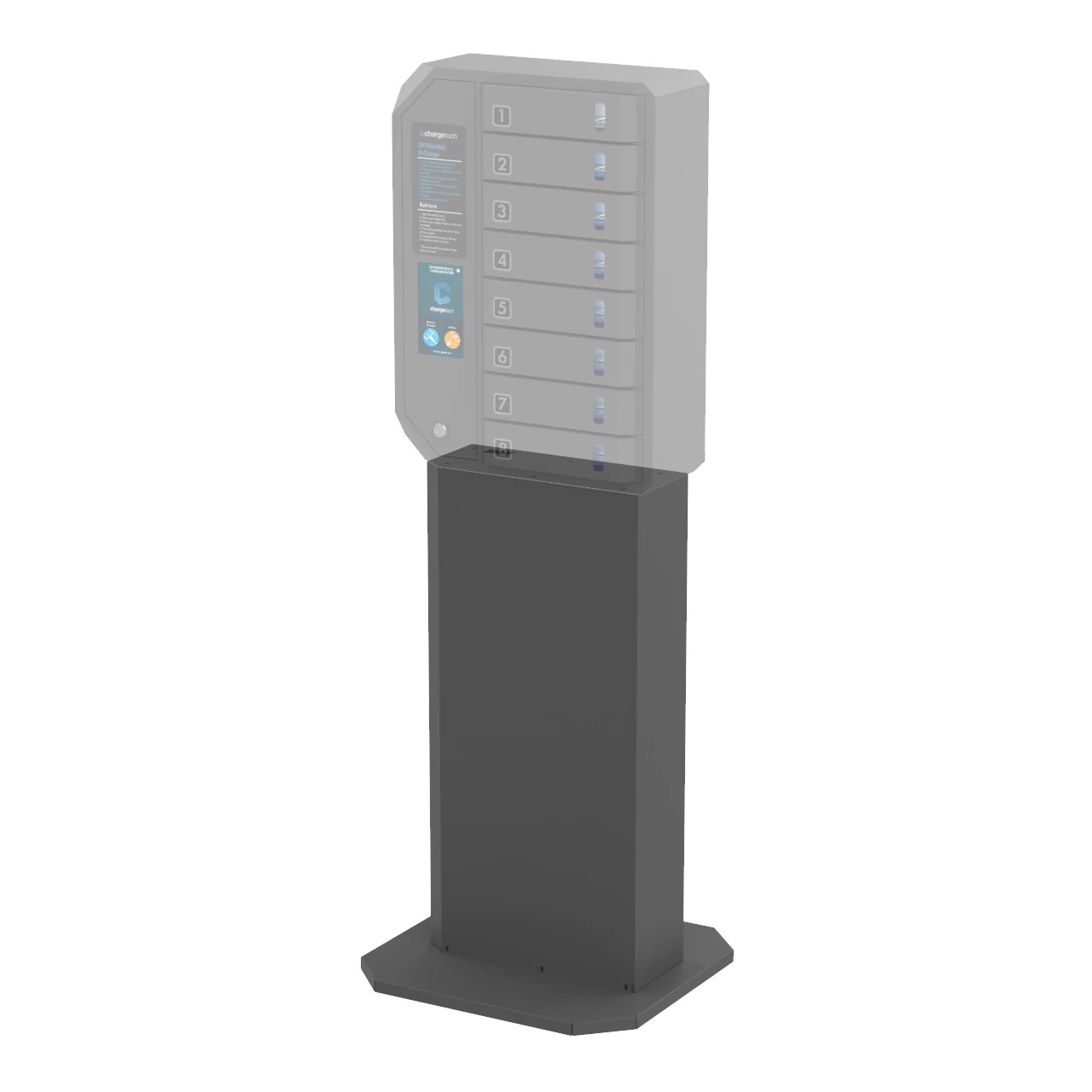 Floor Stand for Guardian-8 Charging Cabinet – Standard & ADA