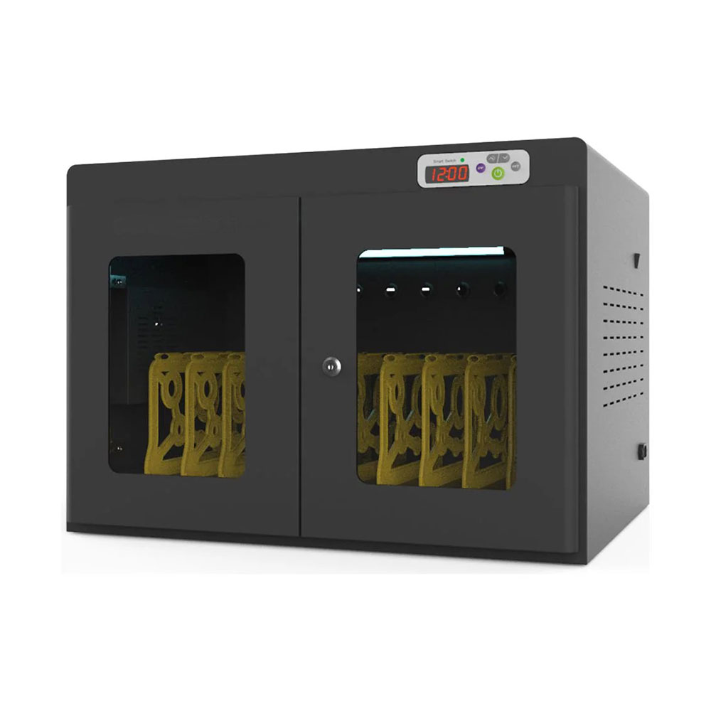 Secure UV Disinfecting Charging Cabinet for 10 Devices