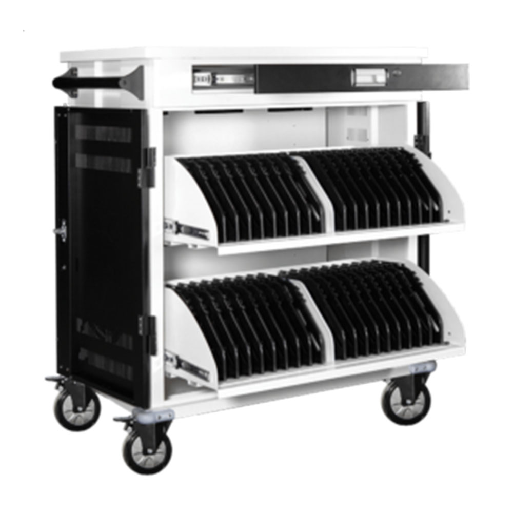 Secure Charging Cart for 40 Laptops and Chromebooks
