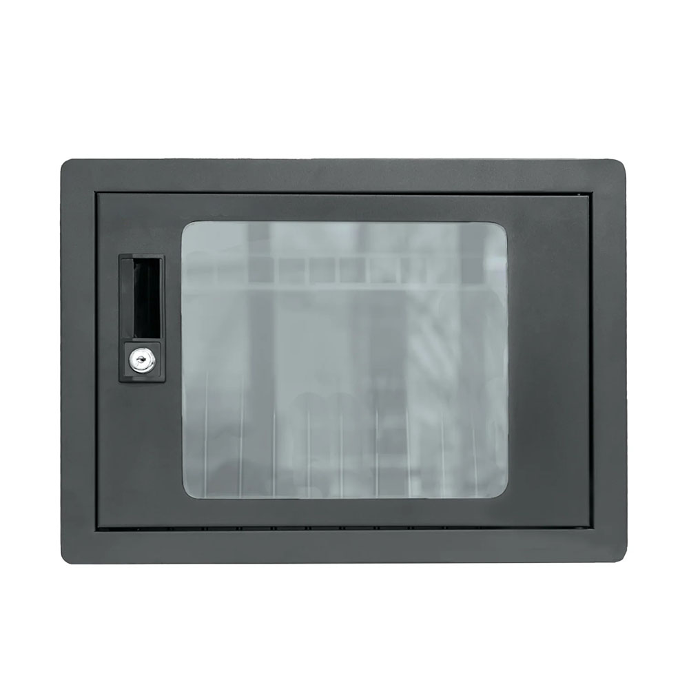 Locking 12-Device AC Charging Cabinet with UV Light
